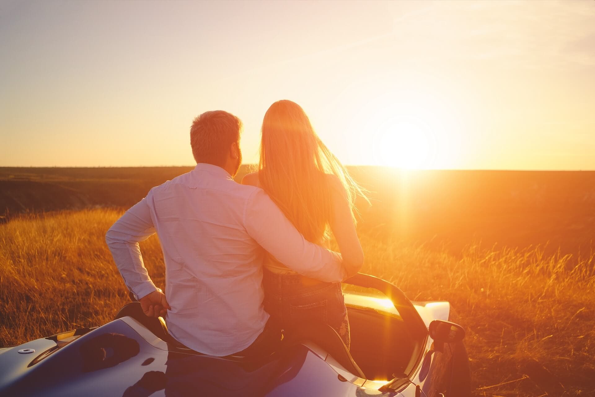 Couple at sunset