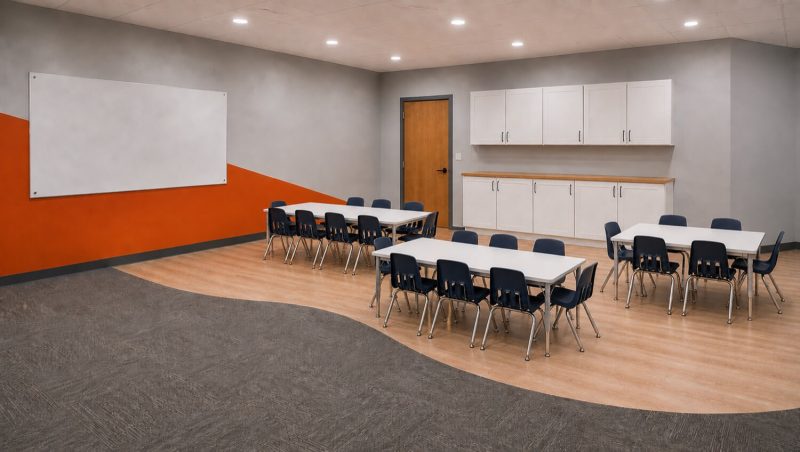 Mockup of new building