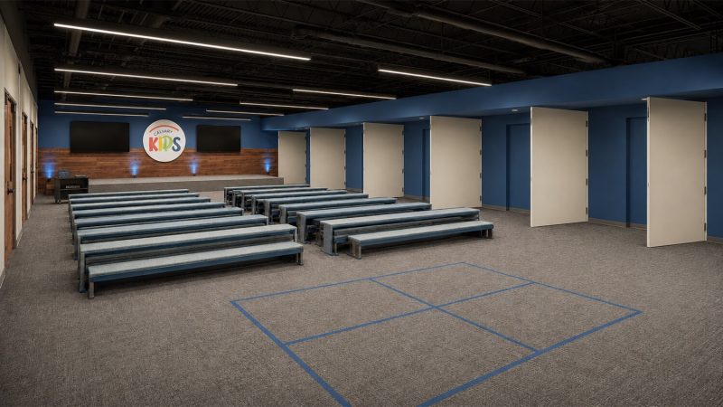 Mockup of new building