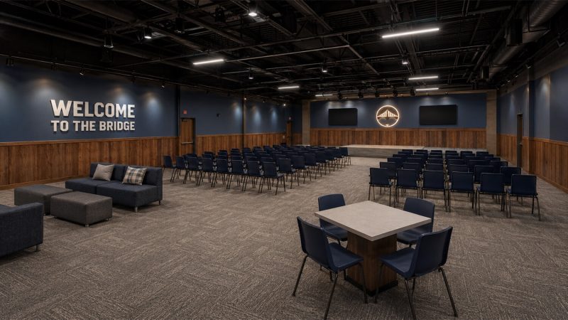 Mockup of new building
