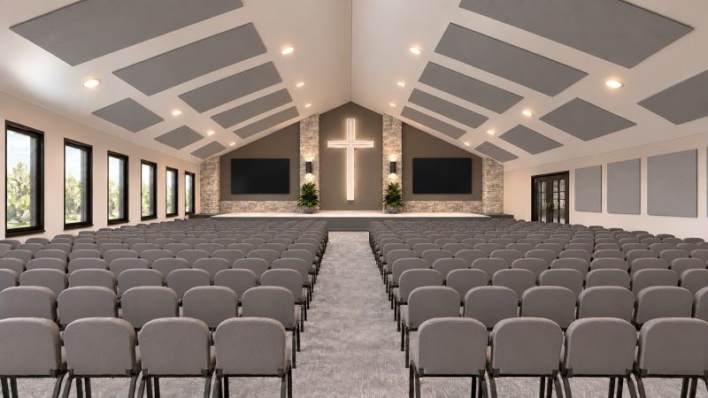 Mockup of new building